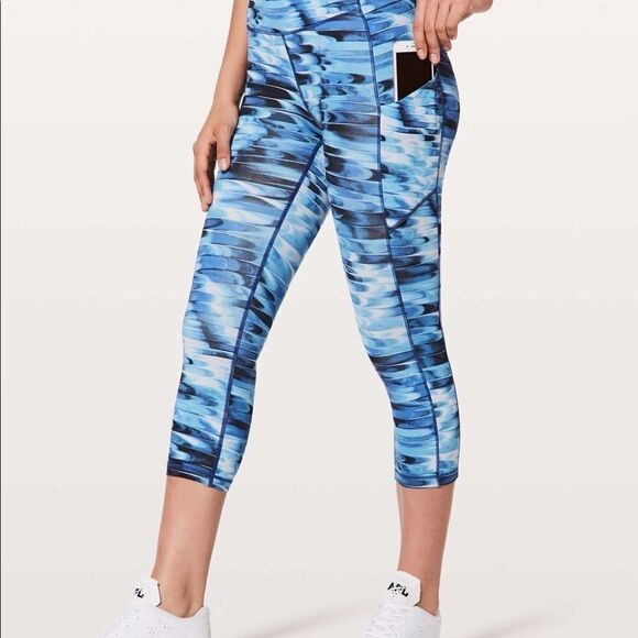 LULULEMON Speed Up Crop 2 Tidal - Picture 1 of 8